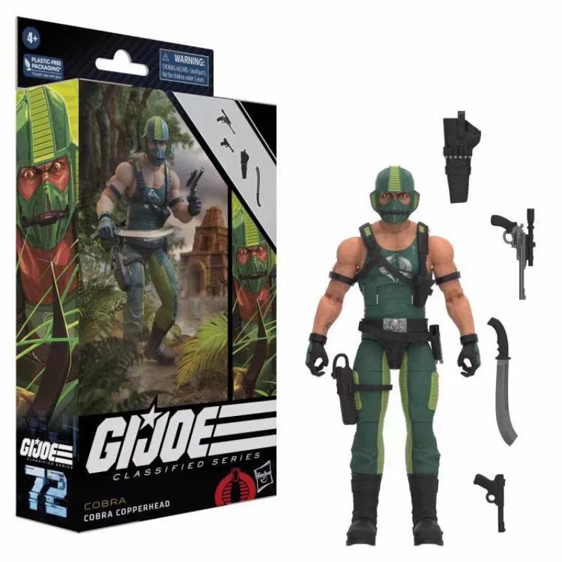 Original Hasbro G.I. Joe Classified Series 72 Cobra Copperhead Action Figure Collection Toys Ornaments