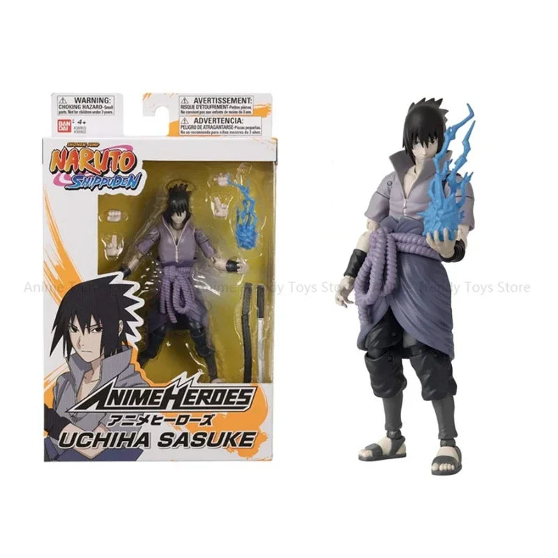 In Stock BANDAI SHF Original Naruto: Shippūden Hatake Kakashi Uzumaki Uchiha Sasuke Anime Heroes Ninja Action Figures WY