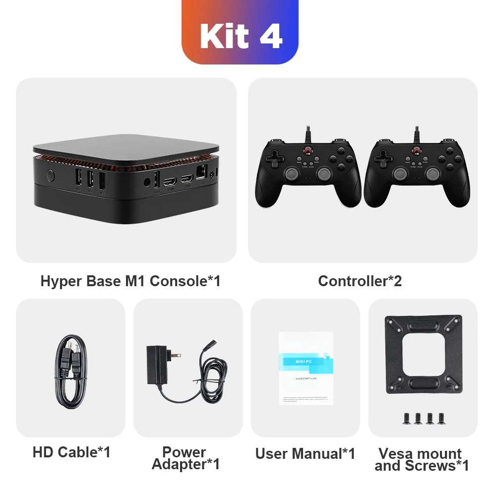 Retro Video Game Console WIN 11 Pro & Batocera OS N100 MINI PC Box 2TB Hard Drive 52000+ Games 80+ Emulators for PS3/PS2/PS1/WII