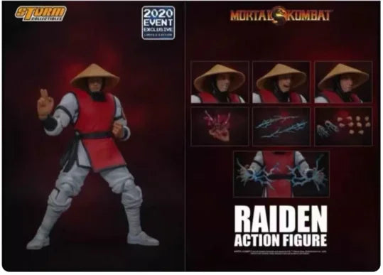 Brand New Authentic Storm Toys Original "Mortal Kombat" Raiden 1:12 Movable Doll Model Toy Gift Collection Ornament in Stock