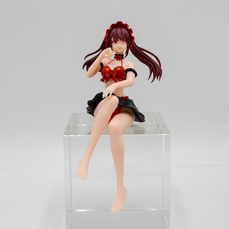 21cm Date A Live V Kurumi Tokisaki Anime Girl Figure Date A Bullet Yatogami Tohka/Mio Takamiya Action Figure Model Doll Toy Gift