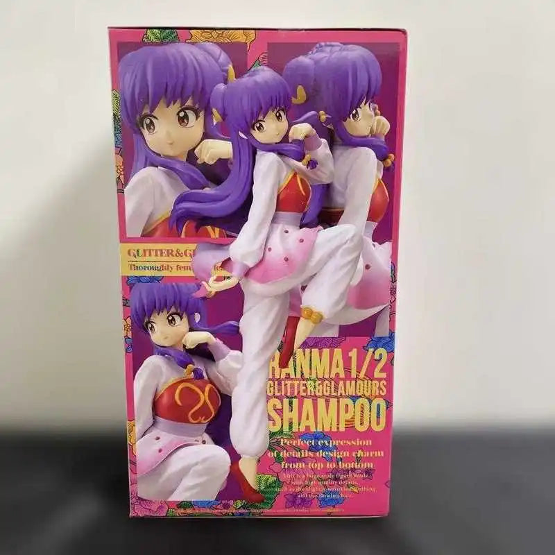 Original BANPRESTO GLITTER&GLAMOURS Ranma 1/2 Shampoo Figure Anime Model Toy