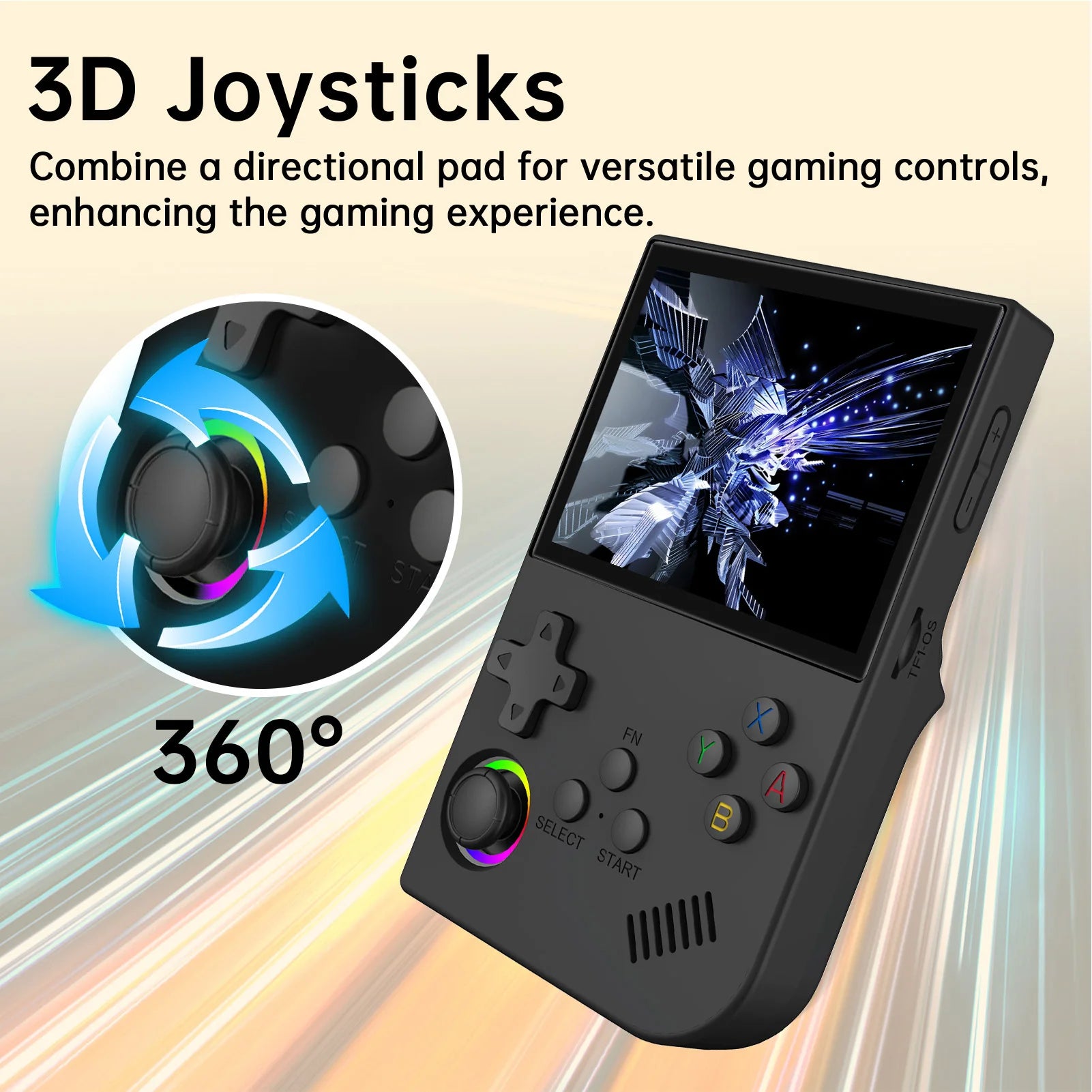 Handheld Retro Game Console Over 12 Simulators 3.5 Inch  Screen 3.5mm Headphone