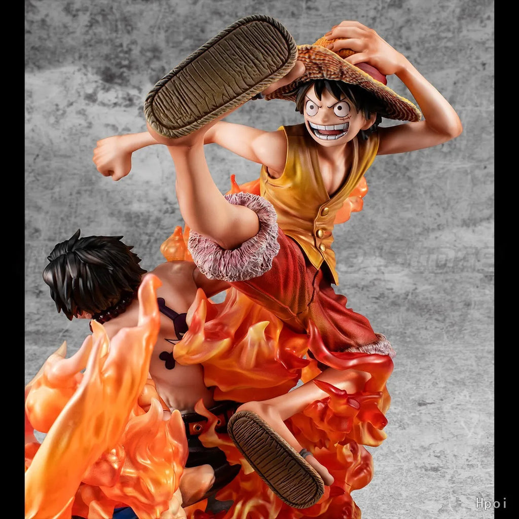 【MT】Original MegaHouse POP NEO-MAXIMUM ONE PIECE Monkey D. Luffy PORTGAS.D.ACE 20th LIMITED Ver Figure Toys Collectible