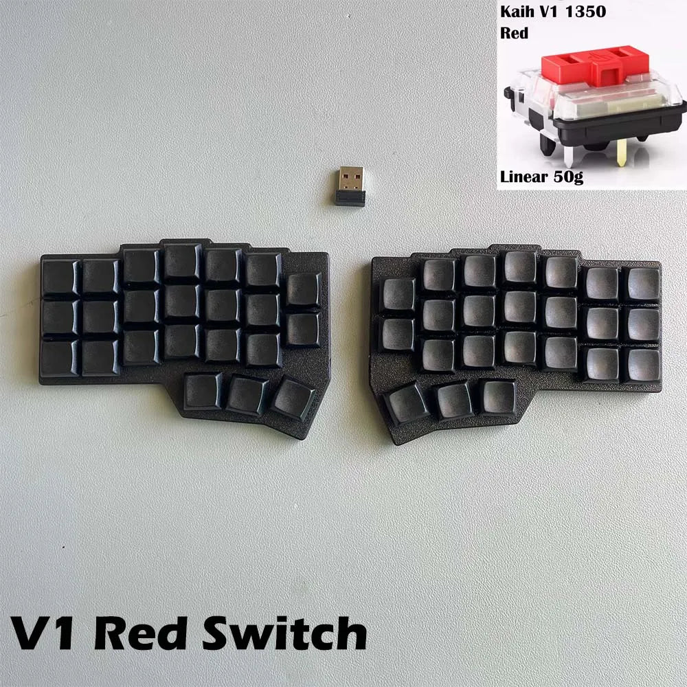 CHOC CORNE V4.1 Low Profile Ultrathin Split Mechanical Keyboard Hot-swap Kaih V1/V2 Switch 2.4G Wireless VIAL Programmable