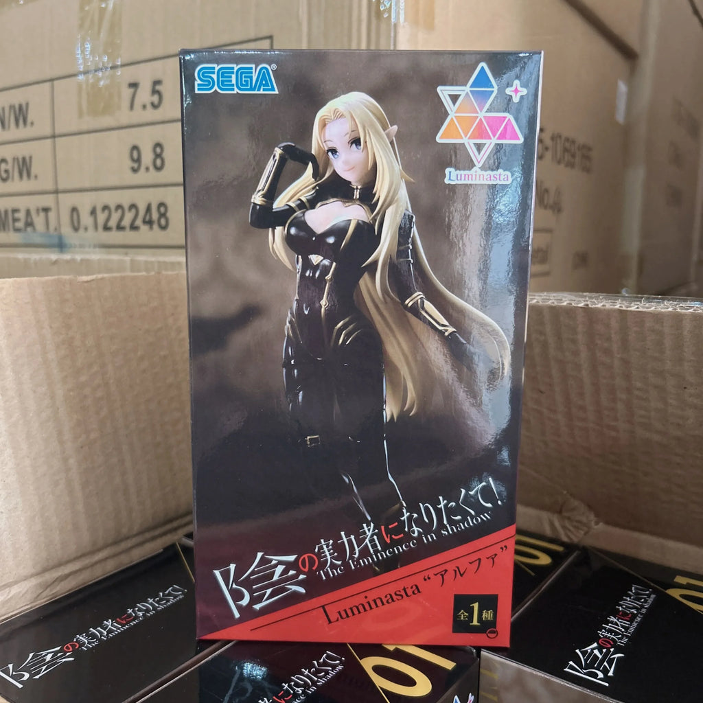Genuine stock SEGA The Eminence in Shadow Alpha Beta collectible gk statue birthday gift desktop decoration cartoon anime