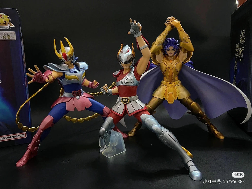 Saint Seiya Genuine Bntsh Ichiban Kuji Anime Figure Gemini Saga Seiya Poenix Ikki Ver. Pvc Action Figures Model Ornament Gift