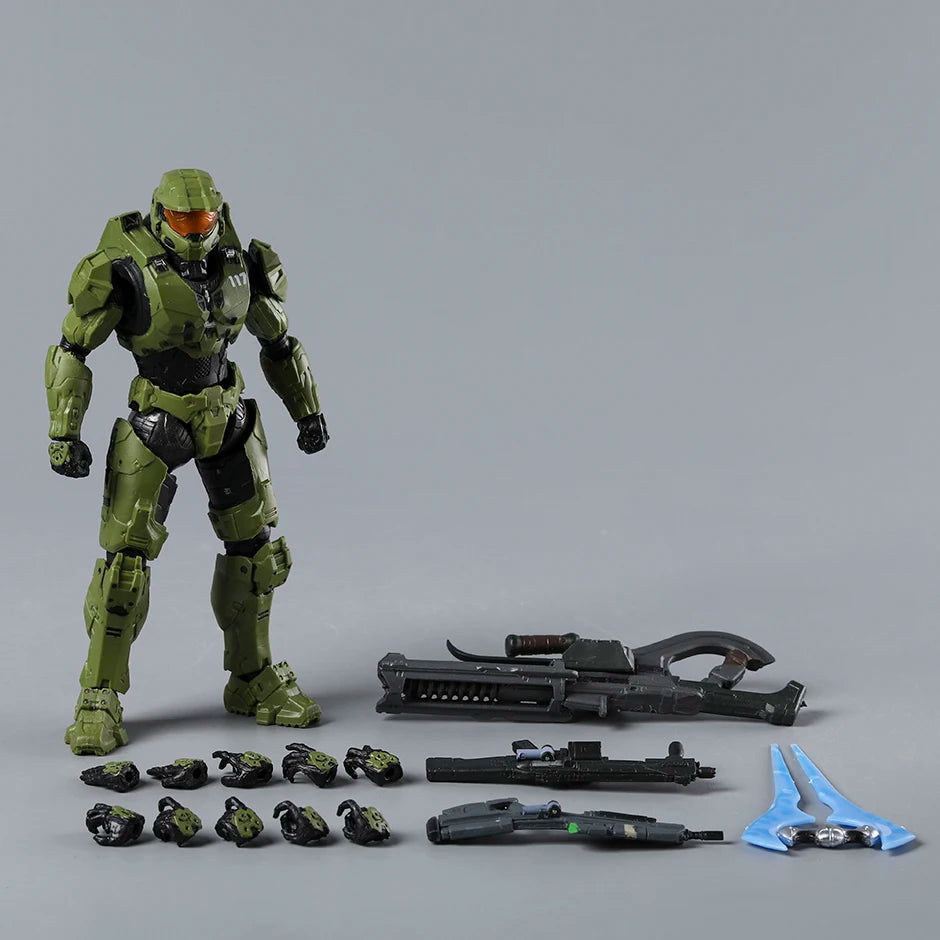 Infinite 1/12 Scale Master Chief Mjolnir MK VI (GEN 3) Action Figure Doll PVC Desktop Toy Model for Colletible