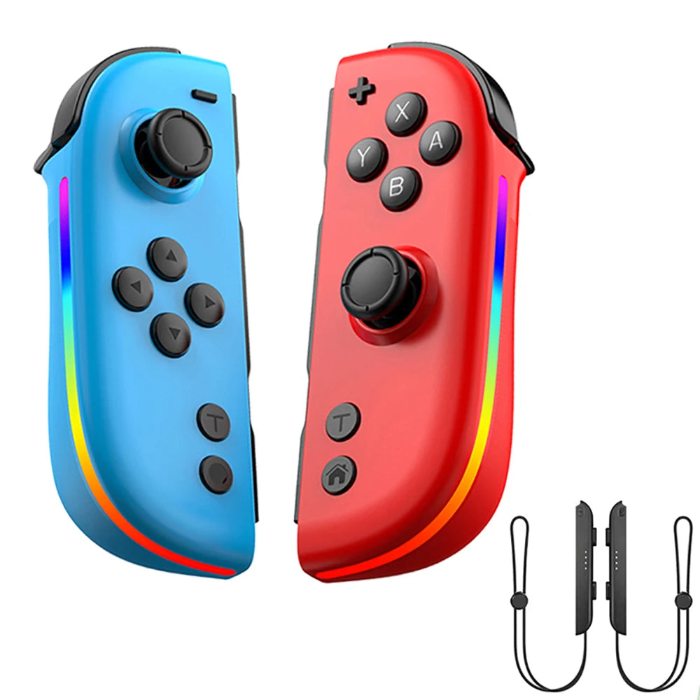 JOY 05 Wireless Bluetooth Game Joystick For Nintendo Switch L/R RGB Lights Controller Wake Up Montion Sensing Gamepad Joycon