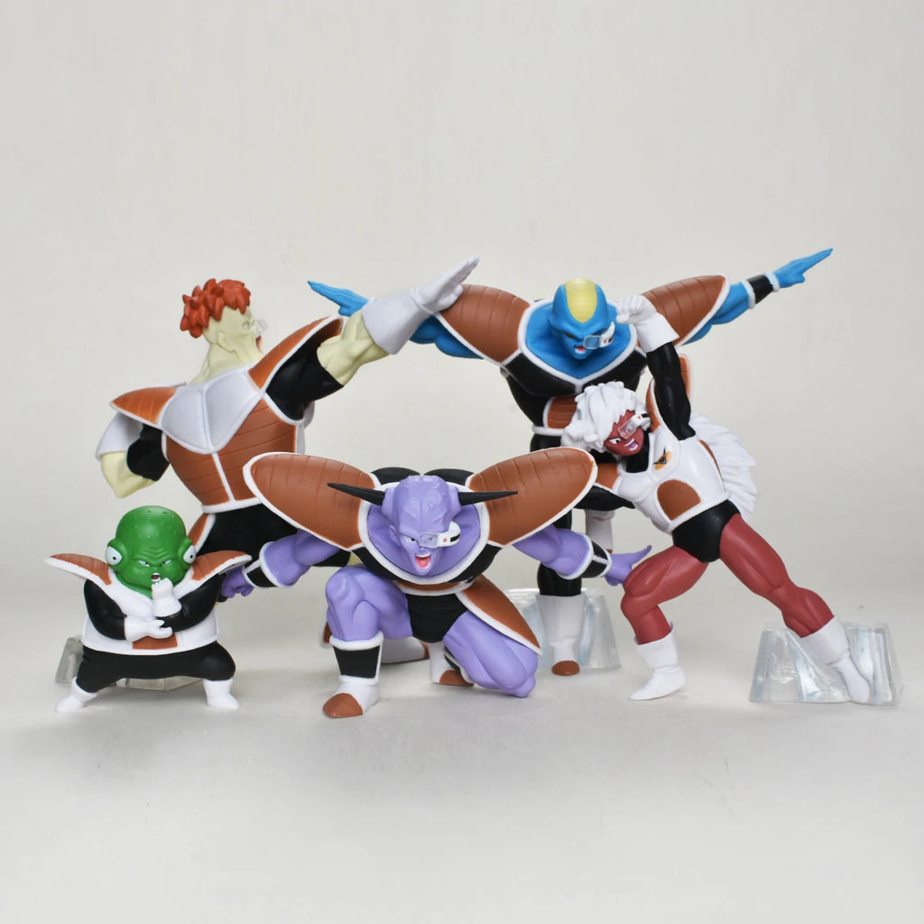 Anime Dragon Ball Z Ginyu Force Figure DBZ Jeice Guldo Recoom Burter Action Figure Collection Model Toy Gift
