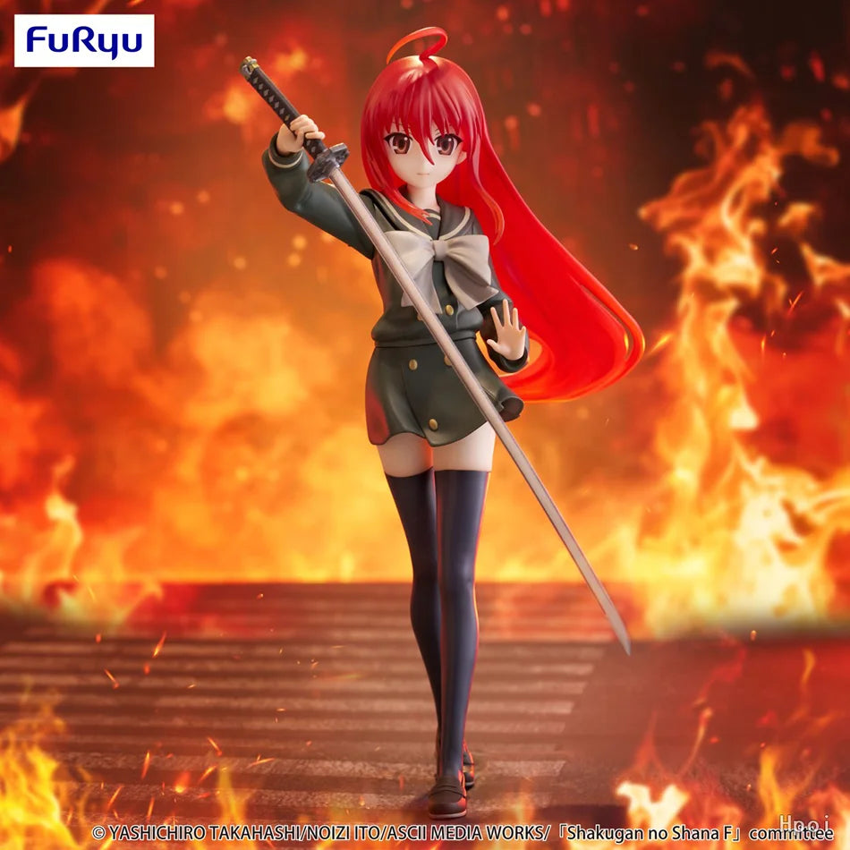 19CM Anime Shakugan no Shana Shana Punish the crime PVC Action Figures Model Collection Ornament Anime Cartoon Model Toy Gifts