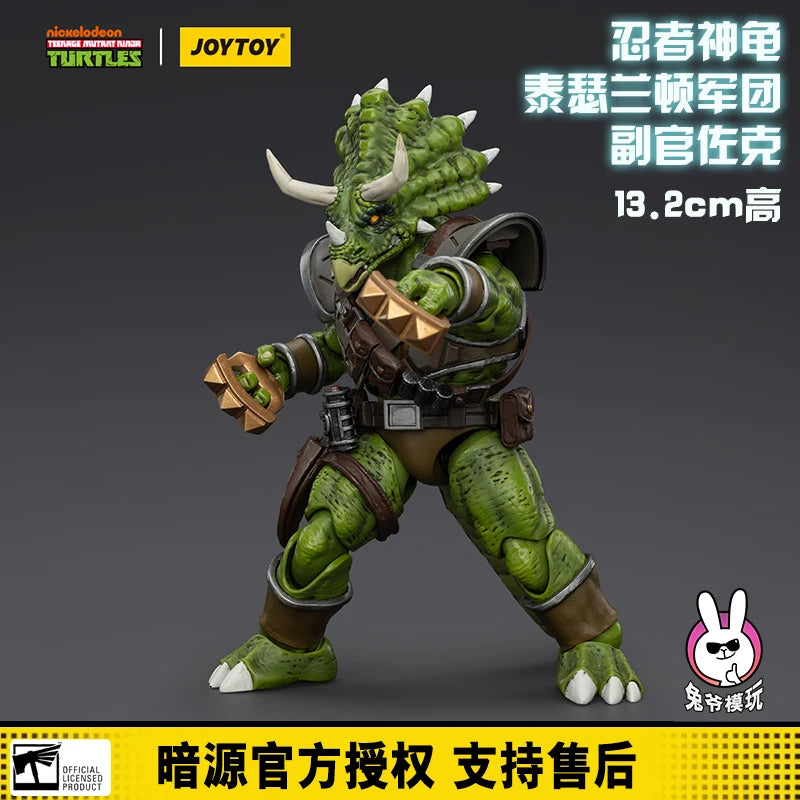 JOYTOY Ninja Turtles Soldier 18 Scale Action Figure Collectible Toy for Fans Shell Shocked Series in Stock
