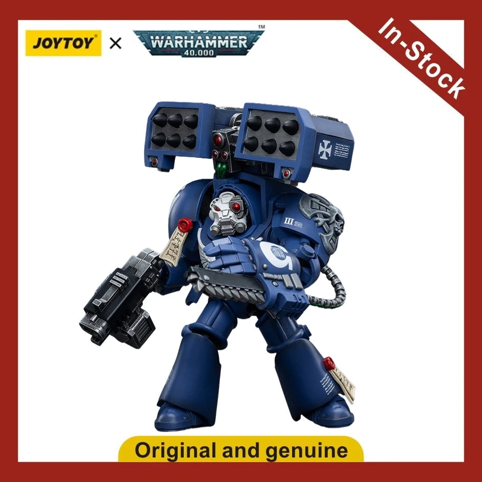 【UA】JOYTOY  Warhammer 40K  Scale 1/18 Action Figures Ultramarines Terminators Brother Andrus Models Toys Gifts