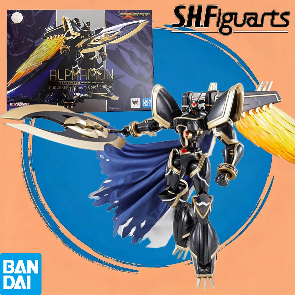 100% Authentic In Stock Bandai S.H.Figuarts Digimon X-Evolution Alphamon: Ouryuken Action Figure Collection Model Toy