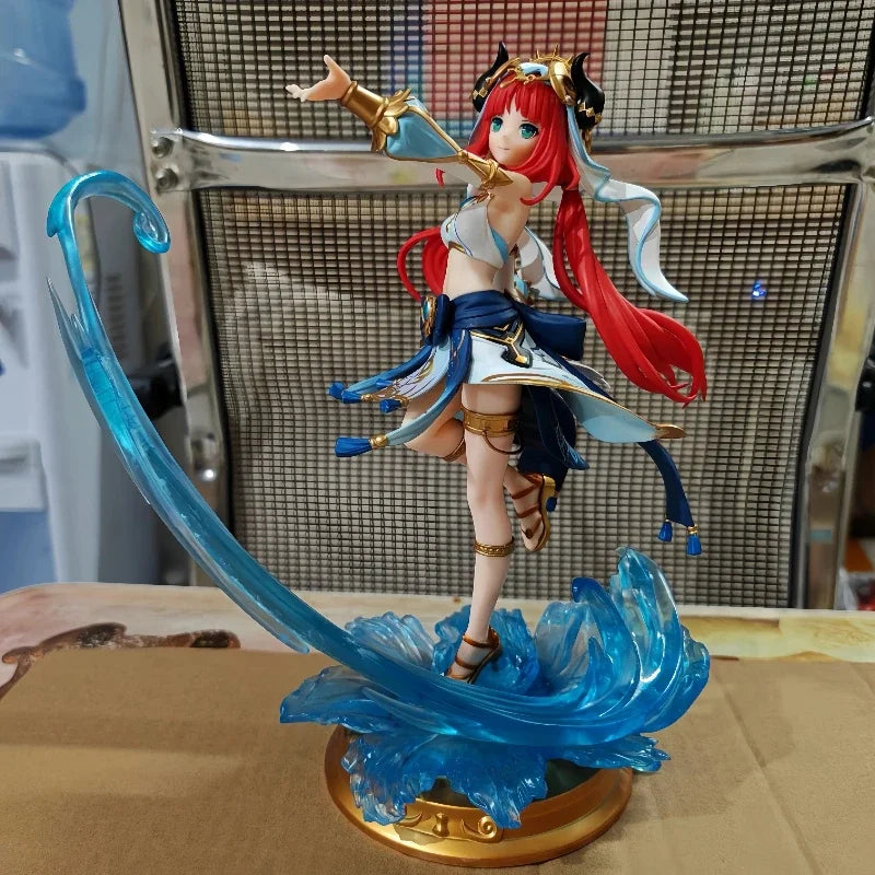 Genshin Impact Nilou Floral Dancer Action Figure PVC Model Statue Elegant Pose Game Collectible Desktop Decoration Toy Boys Gift