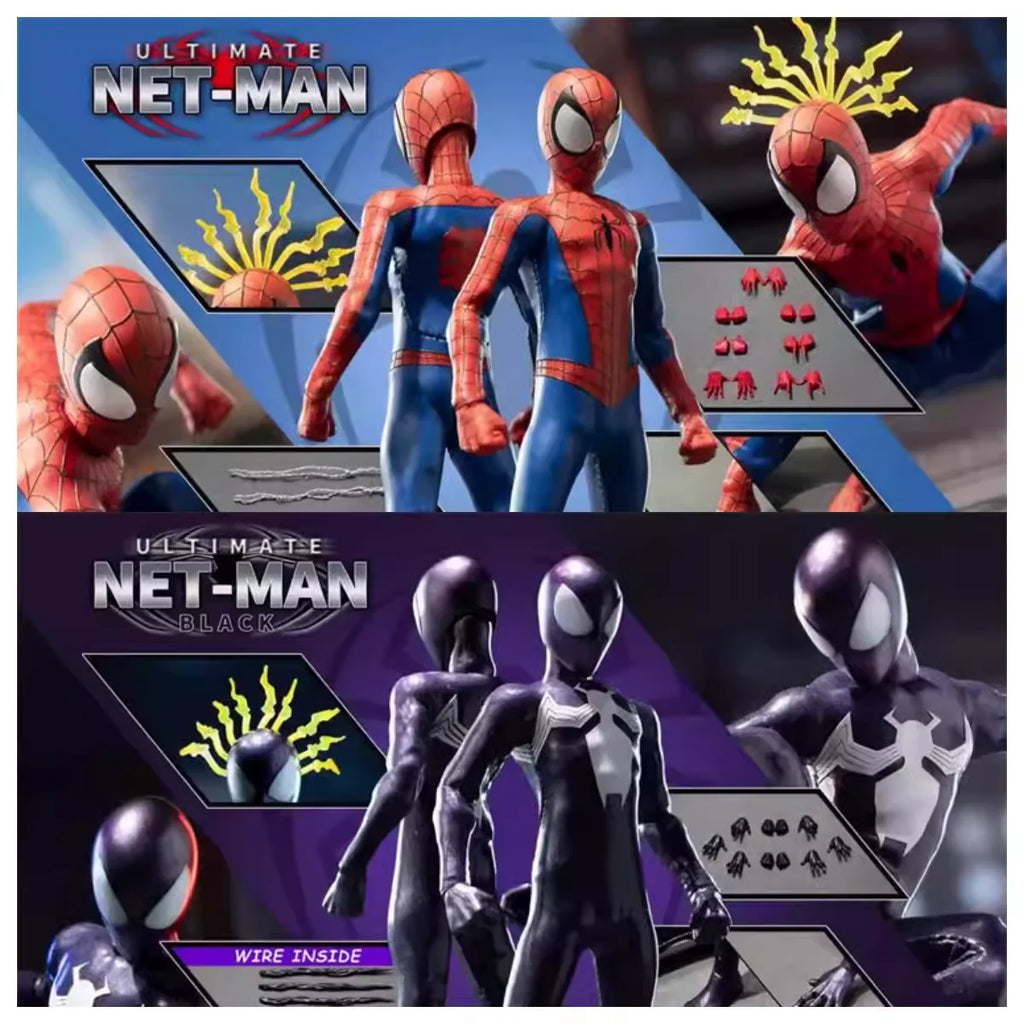 In Stock DBToys X6in Studio 1/12 Ultimate Spider Man dbm001 Red Ultimate dbm002 Black Symbiotic Full Set 6in Action Figure Model