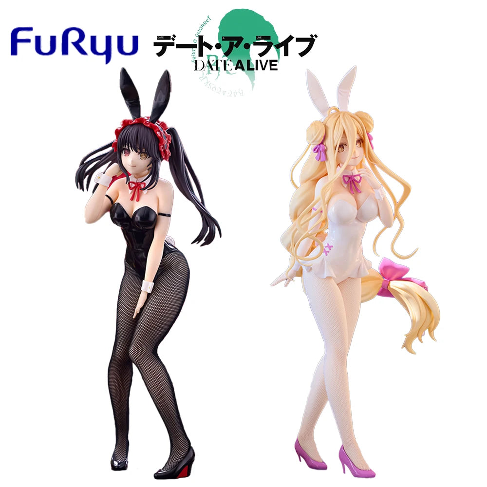 Auf Lager Furyu Original Bicute Bunnies Figuren Date A Live V Tokisaki Kurumi Hoshimiya Mukuro Bunny Suit Anime Figuren Modell
