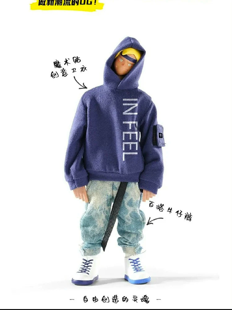 Come4arts Action Figures Hip-Hop Street Dance Series Anime Trendy  Fashion Doll Toy Collection Model Toys For Boys Gift