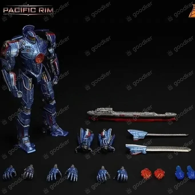 LING JIHUN Original Pacific Rim Crimson Typhoon Finished Mecha LED Light Emitting Character Model Toy Gift Collection
