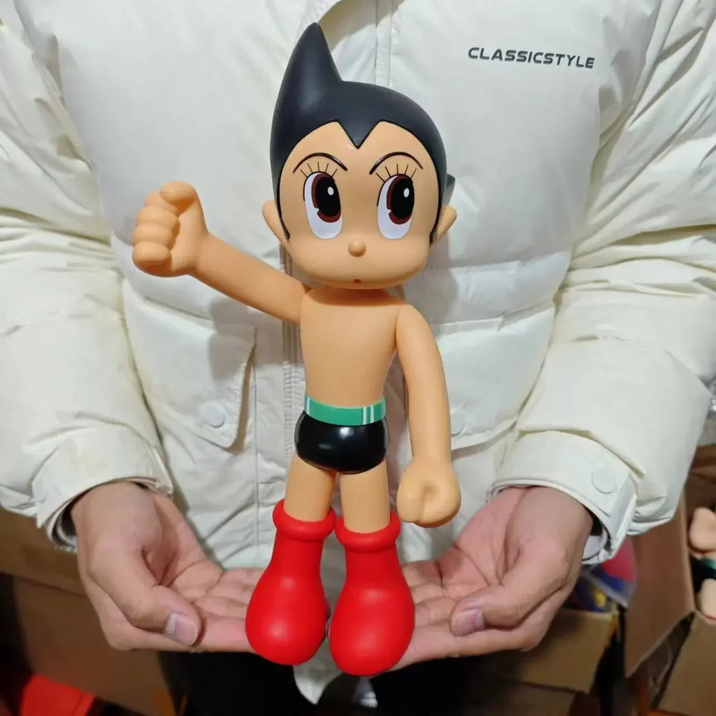 New 40CM Large Anime AstroBoy Mighty Atom Tetsuwan Atom Movable PVC Action Figures Statue Collection Model Toys Holiday Gifts