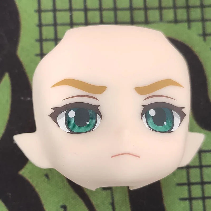zuocangshuangye GSC Clay Man Face doll face hair doll accessories