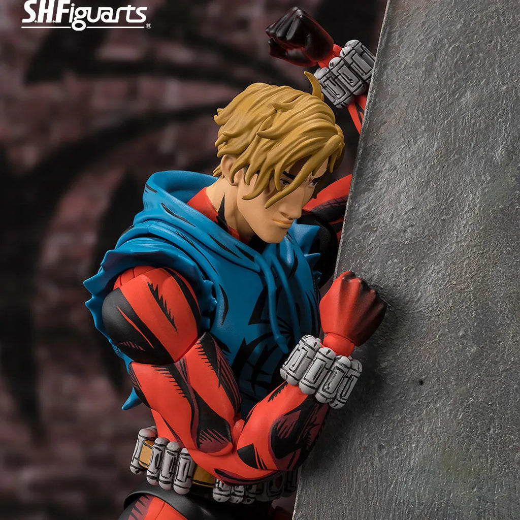 In Stock Original Bandai Shf Scarlet Spider Action Figure Spider Man Across The Spider Verse Articulated Collectible Model Toys