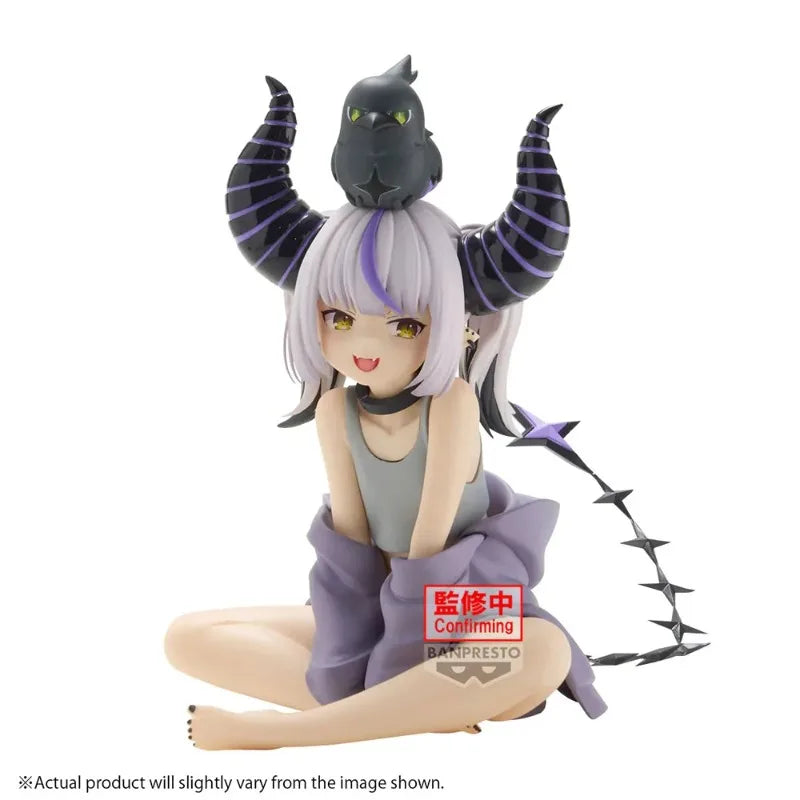 In Stock Original Bandai Banpresto Relax Time Hololive La+ Darknesss Kawaii Anime Loli Girls Figures Model Toys Decoration Gift