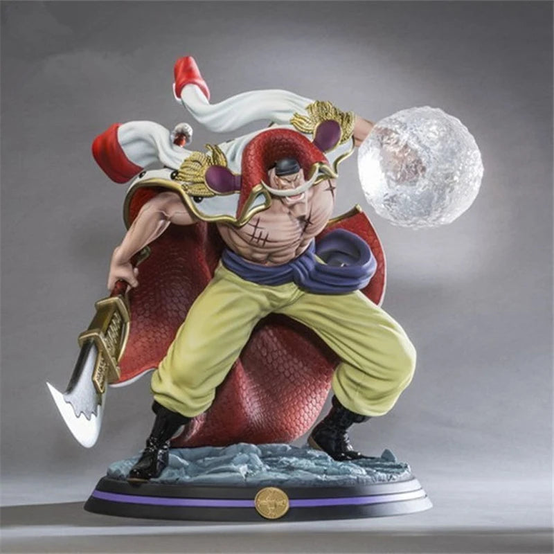 Anime One Piece Whitebeard Pirates Edward Newgate Battle Ver. GK PVC Action Figure Statue Collectible Model Kids Toys Doll Gifts