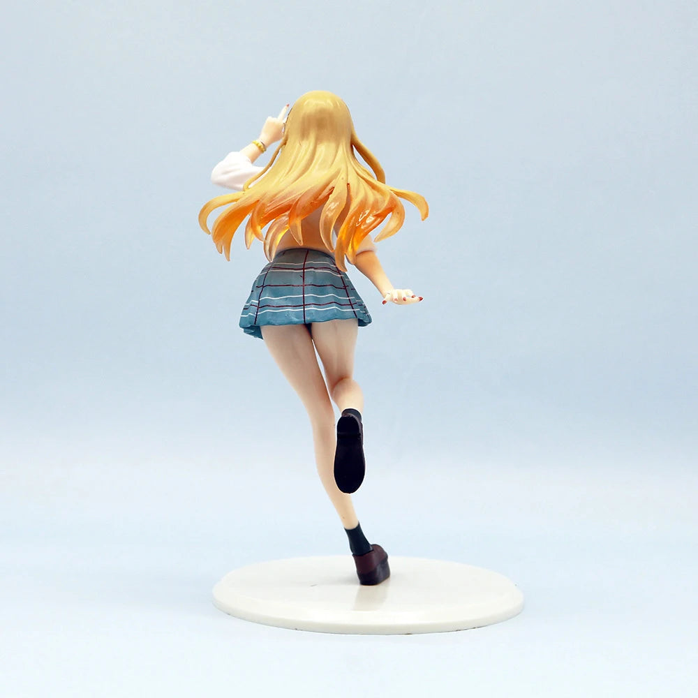 18cm My Dress-Up Darling Marin Kitakawa Uniform Kaiyu Kitagawa Anime Figure Toys Pvc Model Collector Birthday Gift