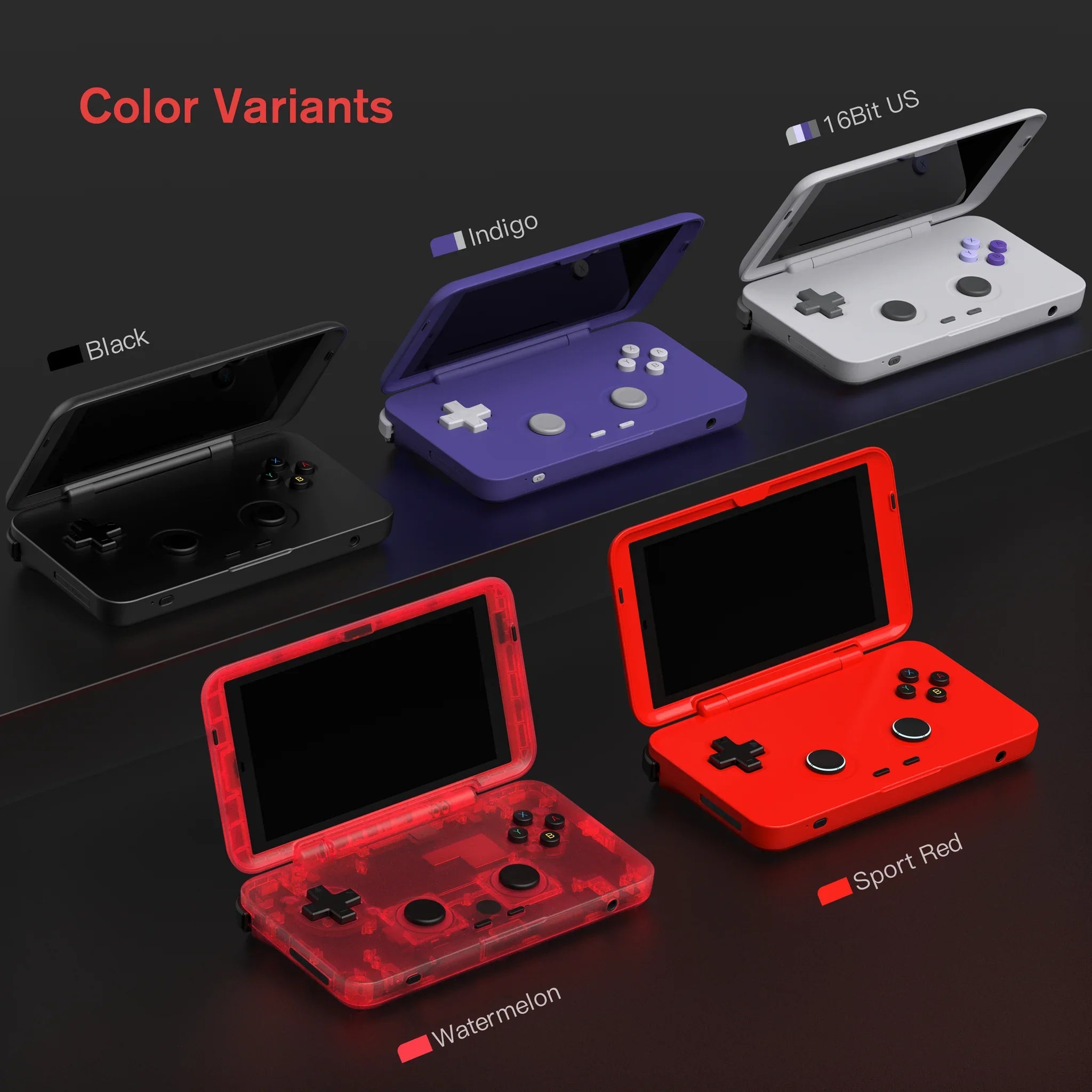 Retroid Pocket Flip Retro Gaming Consoles RP Android 11 Portable Mobile Game Consoles 4GB+128gb Touch Screen Handhelds