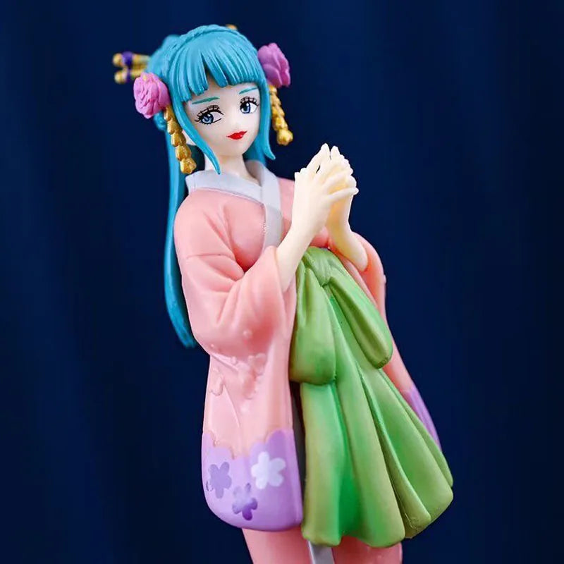 17cm One Piece Anime Figure Standing Posture Model Ghost Island Kimono Girl Statue Doll Model Desktop Decoration Gift