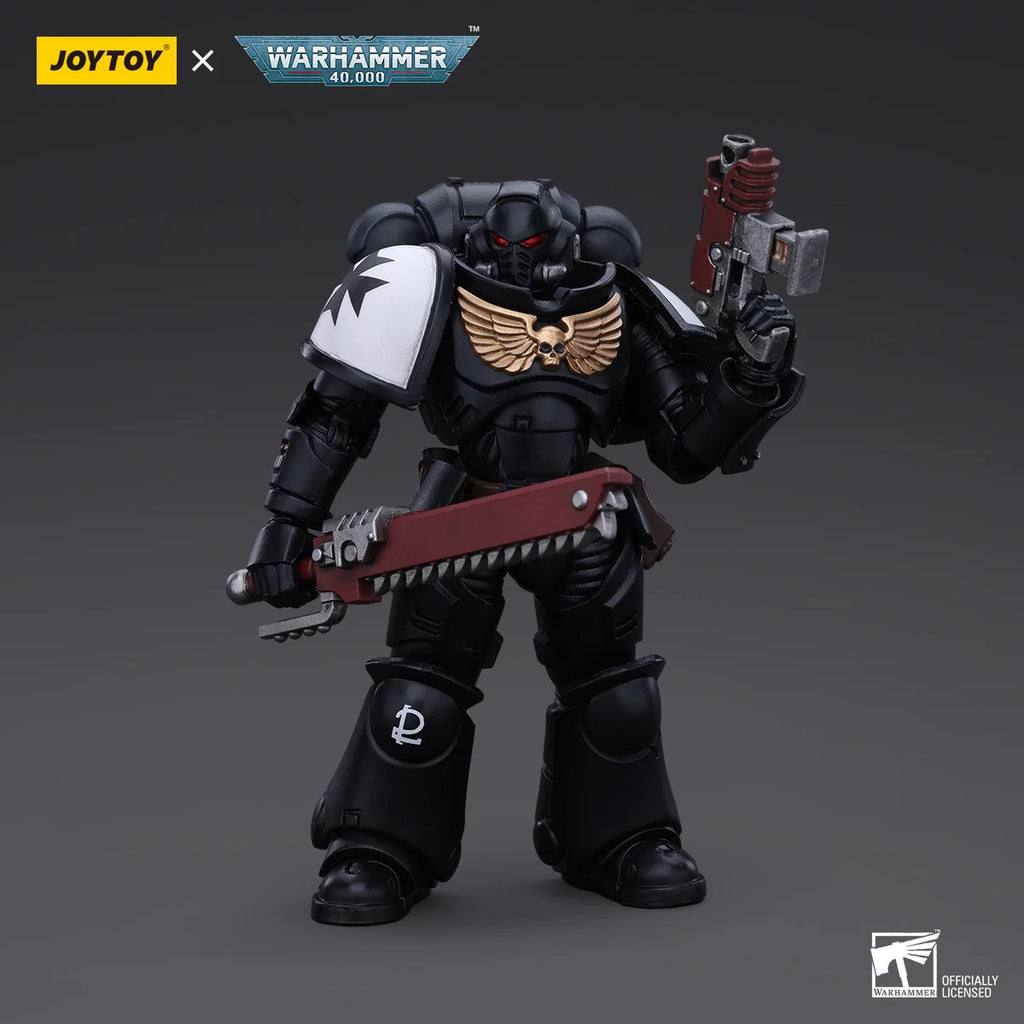 JOYTOY Warhammer 40K Action Figure Space Marines Ultramarines Outriders Brother Catonus Black Templars Brother Valtus Model Toys