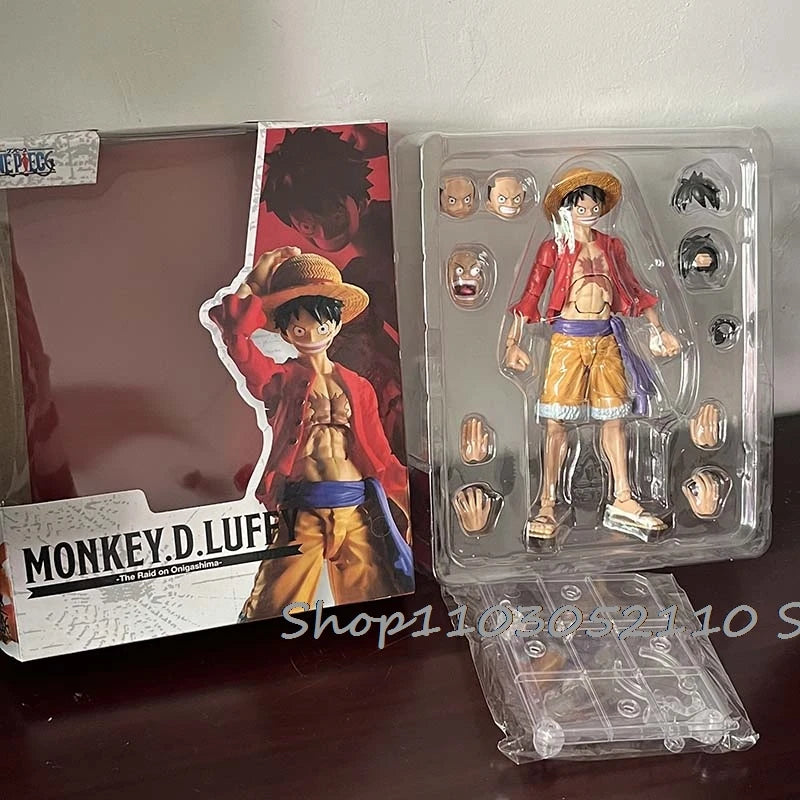 Monkey D. Luffy Figur, White Nika Luffy SHFiguarts Luffy SHF Figur, bewegliche Gelenke, Sammlermodell, Spielzeug, Geburtstagsgeschenk
