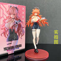 22cm Blue Archive Yozakura Kirara Anime Night Blooming Cherry Girl Standing Pose Anime Pvc Figure Statue Desktop Decoration Gift