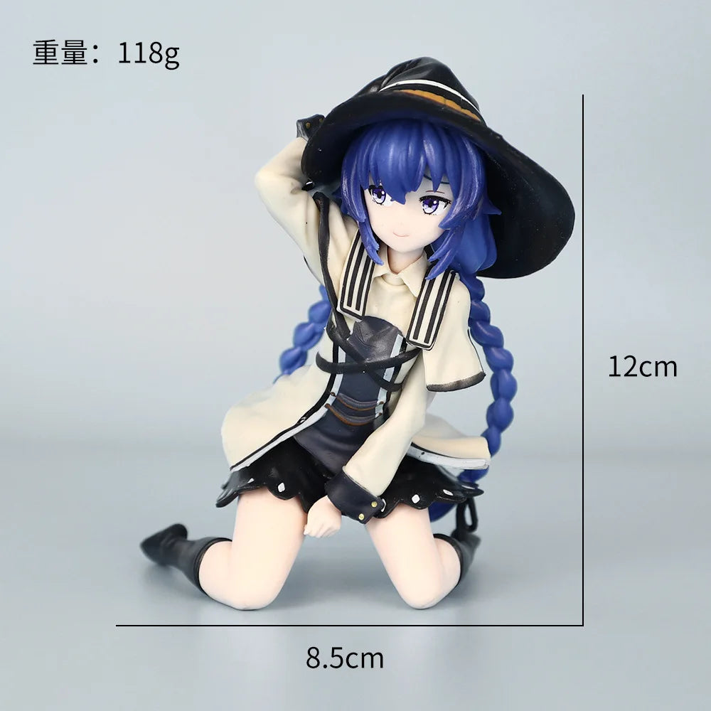 10cm Anime Jobless Reincarnation Roxy Migurdia Actionfigur Desktop-Dekorationen Kawaii Mädchen Figur Nudelstopper PVC Modell Spielzeug