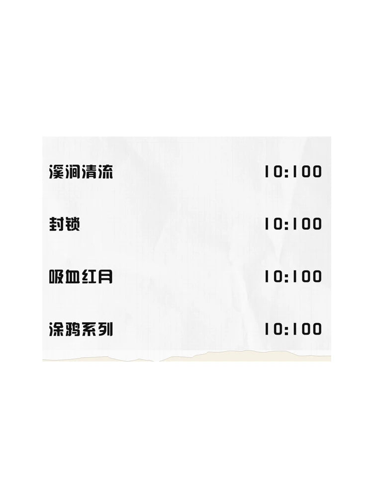 Wholesale 2026 Wanxing Jujutsu Kaisen A6 Acrylic Color Paper Collection Cards Limited Collector's Set