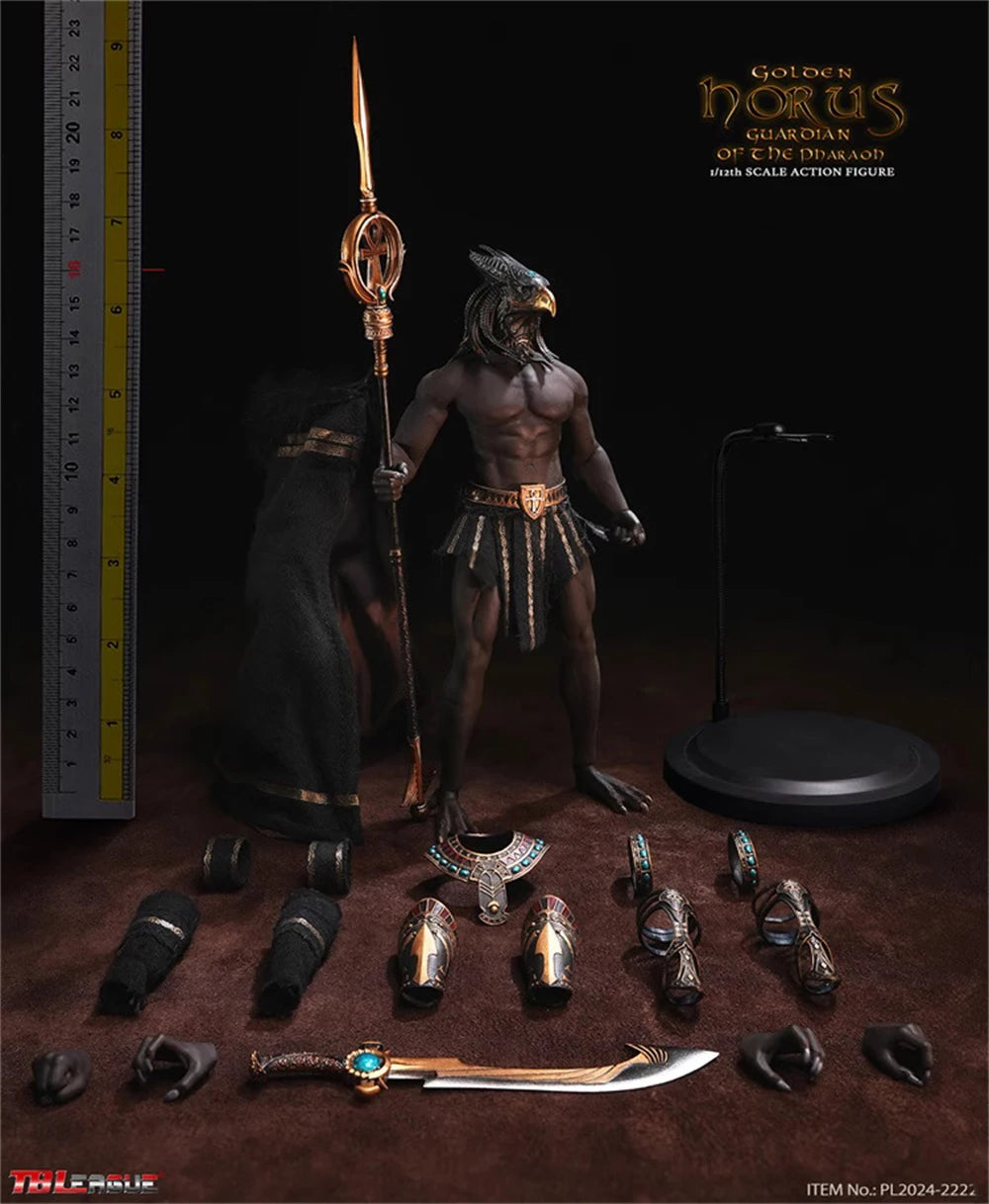 1/12th TBLeague PL2024-222A Old Vintage Egypt Gold Version Horus Guardian with Platform Gift For Fans Collect