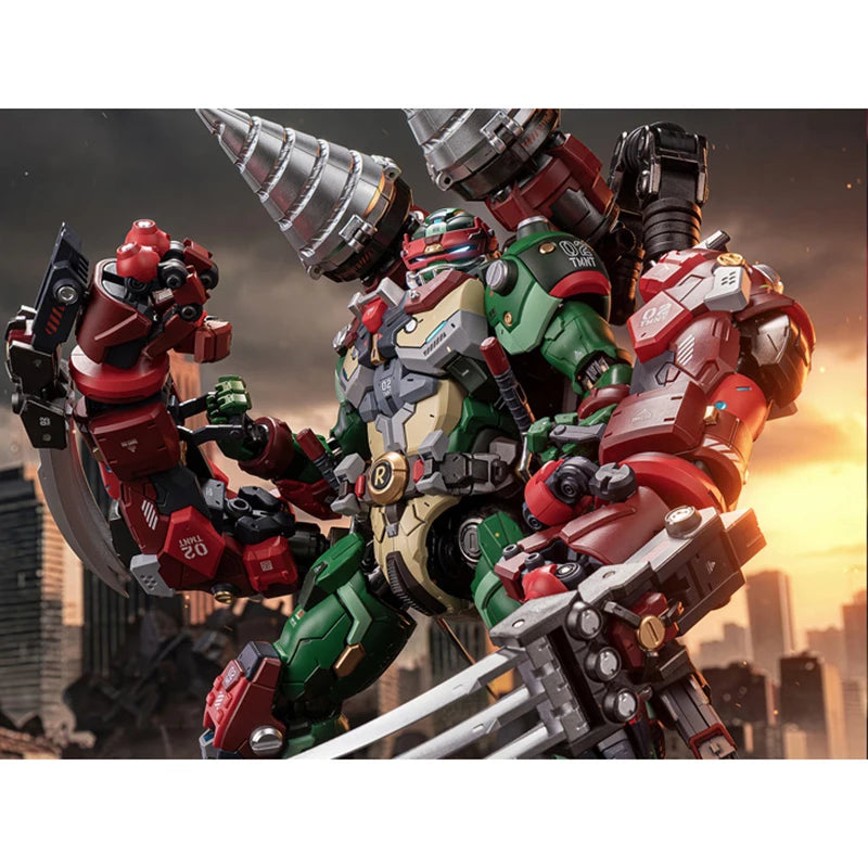 In Stock 100% Original Heat Boys TMNT HB0013 Raphael With Bonus Figure Model Collection Toy Gift