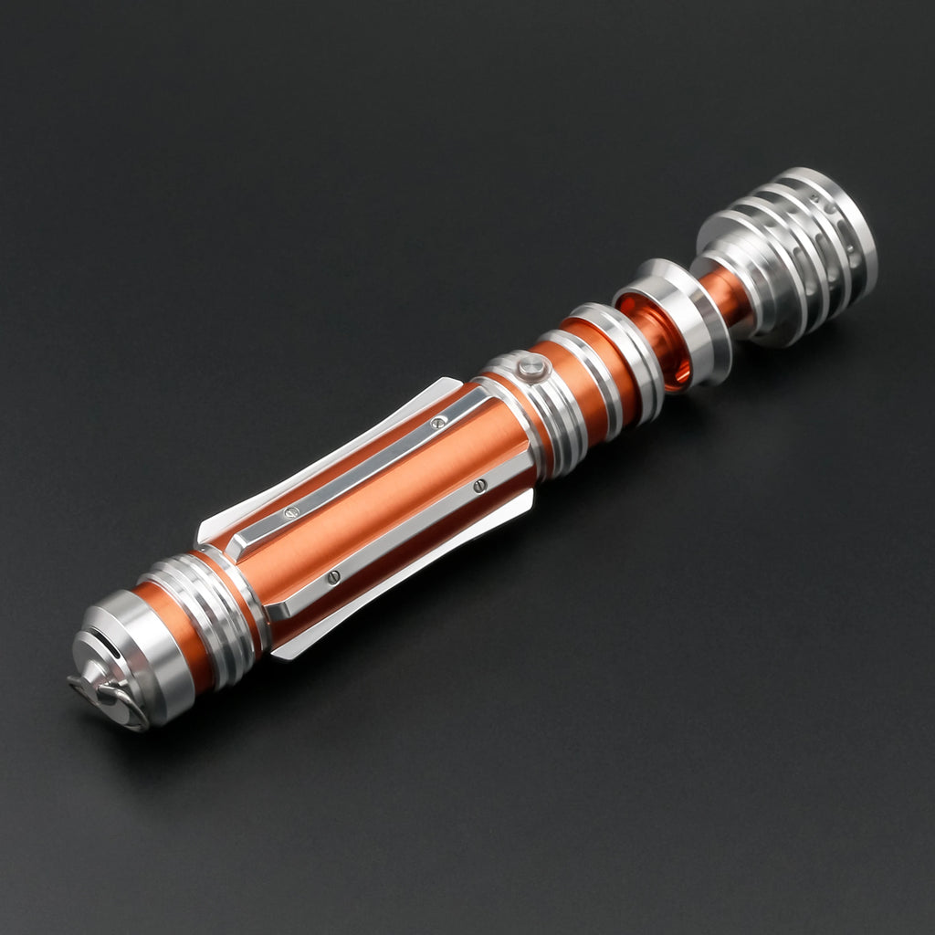 TXQSABER Leia Organa Solo NeoPixel Lightsaber Collection Metal Hilt Gesture Ignition Blaster Force Smooth Swing Laser Sword Toys