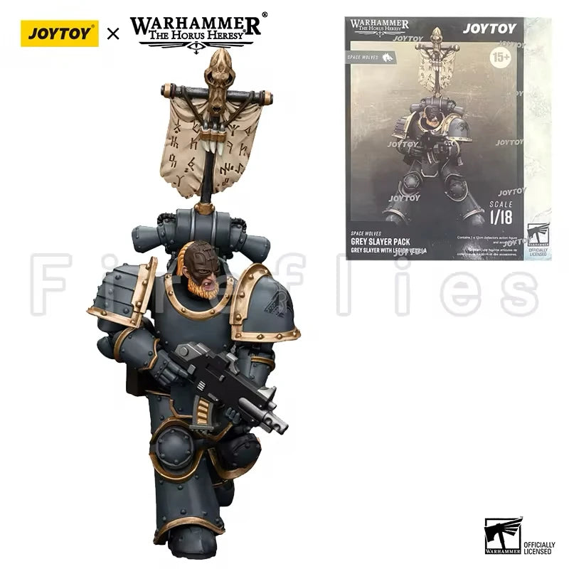 1/18 JOYTOY Action Figure The Horus Heresy Space Wolves Grey Slayer Pack Anime Model Toy