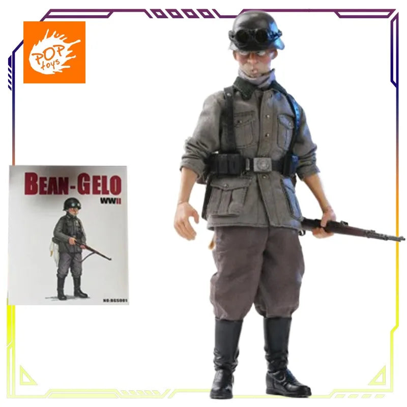 POPTOYS Original Big Head Soldier Series Encounters in The Jungle Collectible Action Figure Model Toy Ornament Gift for Boys