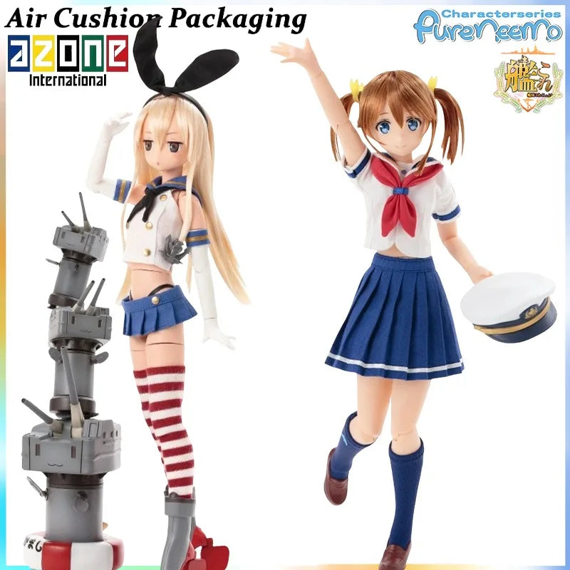 Azone Genuine PureNeemo Character Serie Kantai Collection‌ Himakaze‌ Akeno Misaki‌ 1/6 Doll Collectible Action Figures Model Toy