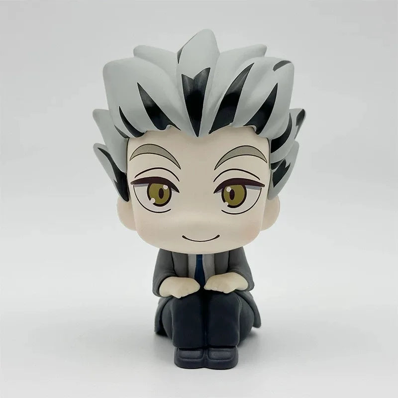 Anime Cute Haikyuu Nendoroid Figure Mini Kozume Kenma Tetsurou Kuroo Action Figure Look Up Doll PVC Collection Birthday Gifts