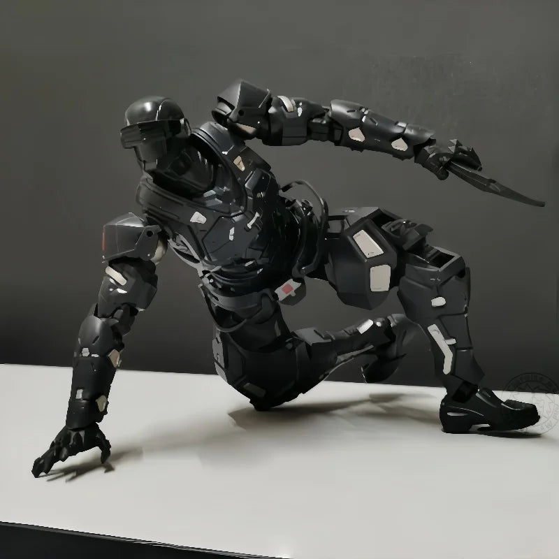 In Stock Premium Black Fighter Finished Action Figure Human Machine Snake Eyes Sc001 Finished Articulated Model Figure Toy Gifts