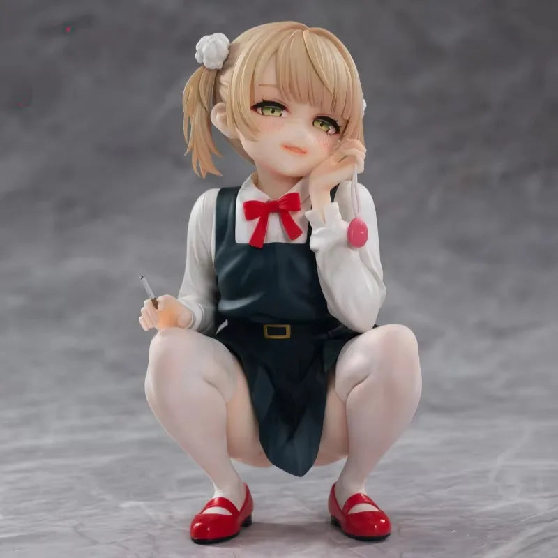 Virtual YouTuber Shigure Ui Anime Girl Figure  Hanazono Serena Figure Anime GK Figure Tide Play Model Statue Ornament 15cm Gifts
