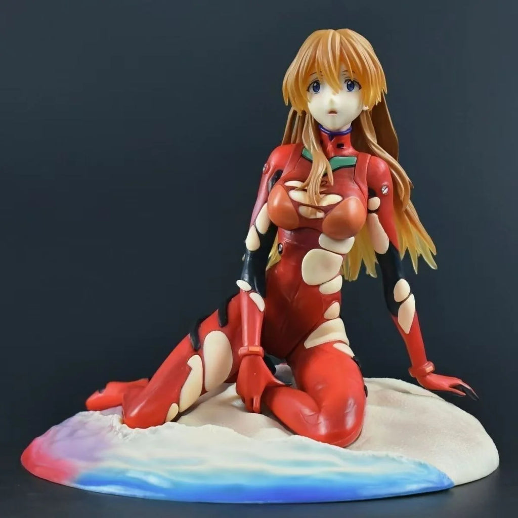 New Century Evangelion Anime Accessories Mech Asuka GK Handmade Pretty Girl Statue Trendy Play Gift High Quality