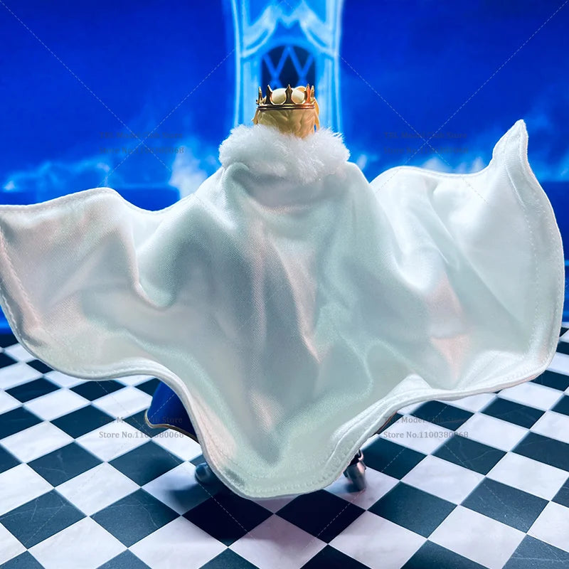 1/12 Scale Female Clothes White Cloak Fate/Zero Altria Pendragon Japanese Anime For figma 6-inch Action Figure Soldier Scene