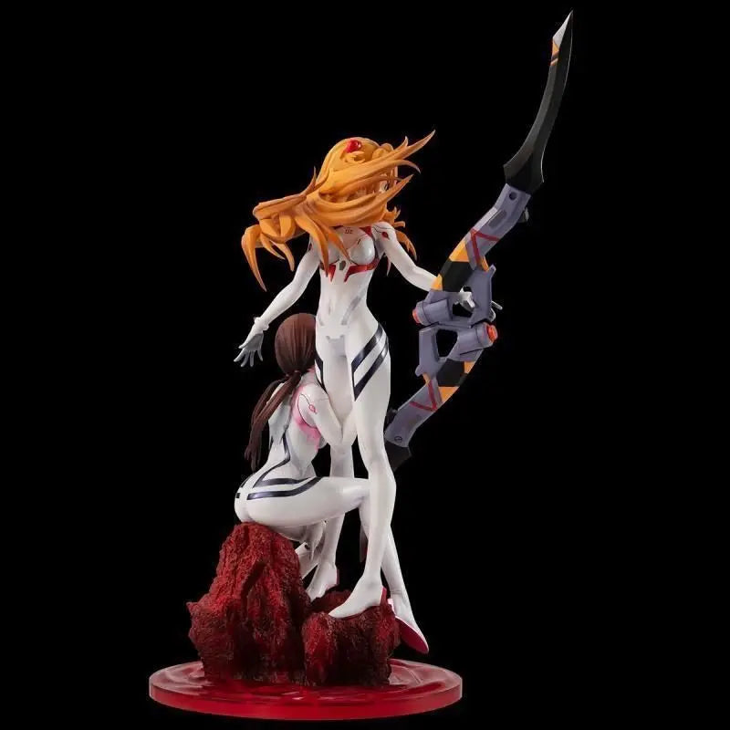 New Neon Genesis Evangelion Asuka Mari Makinami Illustrious anime peripherals creative desktop model car chassis ornament gifts