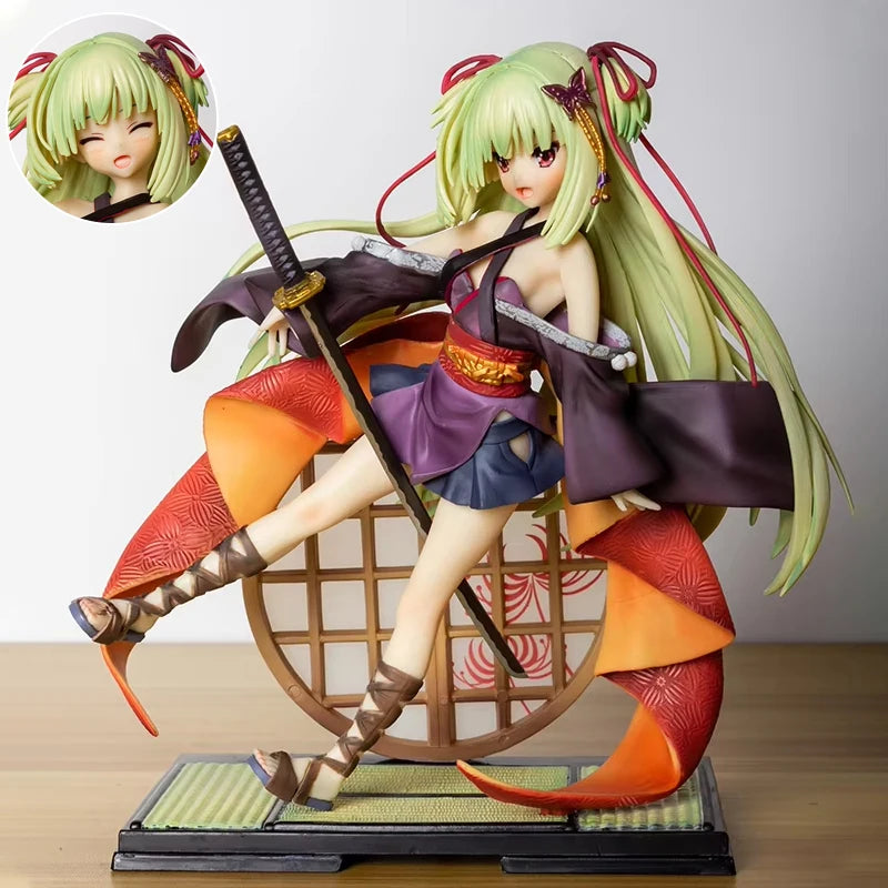 28cm Senren Banka Yoshino Tomotake Anime Girl Figure Murasame Action Figure Riddle Joker Ayase Mitsukasa Figurine Model Doll Toy