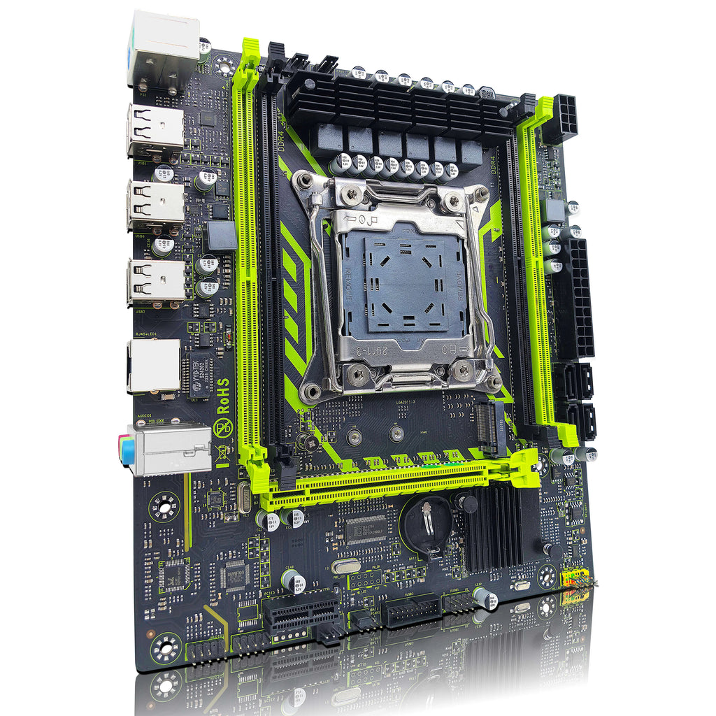 ZSUS X99 Gaming Motherboard Dual Channel DDR4 Memory PCIEx16 LGA2011-3 Support M.2 NVME for Desktop Computer Components
